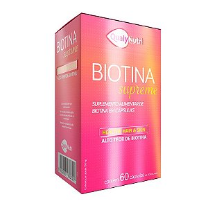 Biotina Supreme 60 Cápsulas - Qualynutri