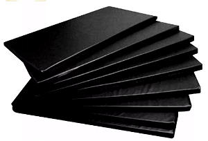 Colchonete Funcional P/treino Perna Abdômen Yoga Pilates Fit Cor Preto