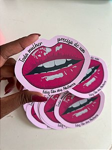 Arquivo de corte Card Boca Batom Dia da Mulher