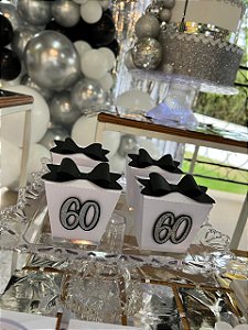 Arquivo de corte Caixas personalizadas Festa 60 anos