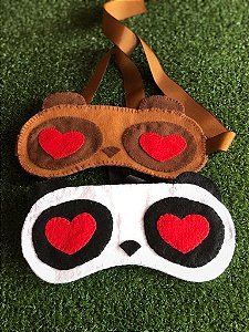 Máscara Infantil Urso panda