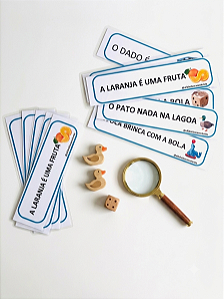 Fichas com frases para leitura
