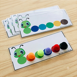 Jogo Pedagógico Centopéia Colorida