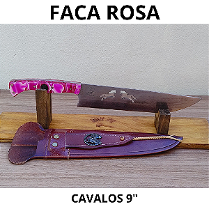 FACA CAVALOS CABO RESINADO