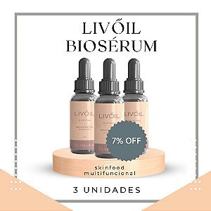 LIVŐIL BIOSÉRUM SKINFOOD MULTIFUNCIONAL - 90 DIAS DE TRATAMENTO