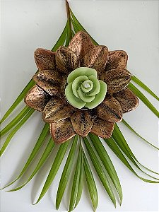 Incensário Castiçal Flor de Lótus