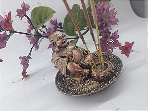 Incensário pratinho Buda