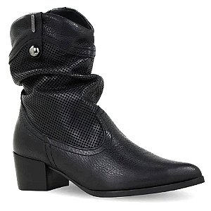Bota Texana Bottero cano médio em couro  tecnologia furrato