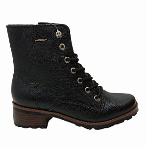 Bota Coturno Pegada Feminino em couro