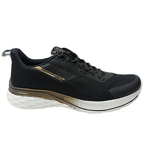 Tênis Pegada Masculino Esportivo Super Confortável  Preto
