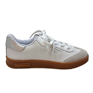 Tenis Bottero Couro Branco Confortavel Flexivel Lançamento