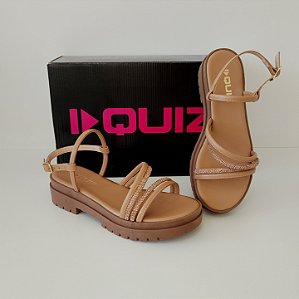 Sandália Quiz Feminina Confortável Novissima