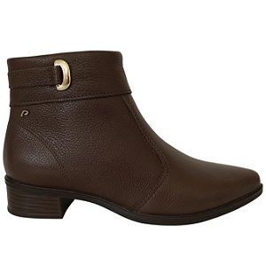 Bota Feminina Pegada Couro Original Casual Moderna Tendência 2026