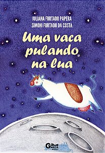 Uma vaca pulando na lua