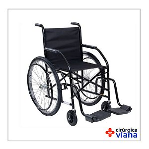 Cadeira De Rodas Adulto Até 85KG Aro de Alumínio Pneu Inflável - CDS 102