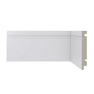 Rodapé Branco Referência 456 Poliestireno 240cm