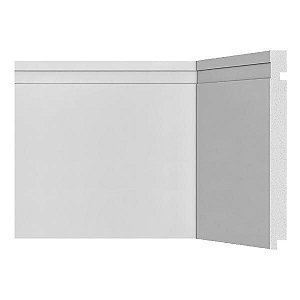 Rodateto Branco Referência 480 Poliestireno 240cm