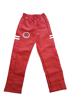 CALÇA TACTEL S/ FORRO UNISSEX FUND. I II VERMELHO
