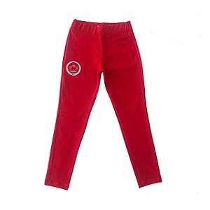 CALÇA LEGGING FEMININO SUPLEX FUND. I II VERMELHO