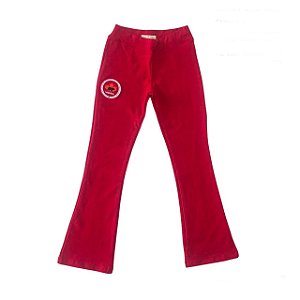 CALÇA BAILARINA SUPLEX FUND. I E II VERMELHO