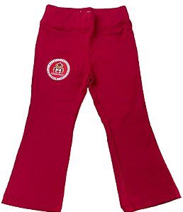 CALÇA BAILARINA SUPLEX LEVE INFANTIL VERMELHO