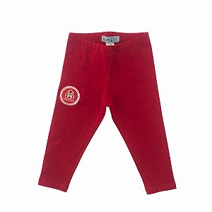 CALÇA LEGGING FEM. BABY VERMELHO