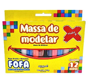 Massa de Modelar 180g c/ 12 cores - Make+