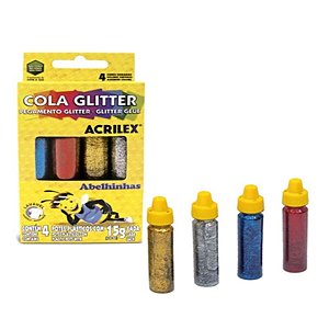 Cola Glitter 15g 4 Cores
