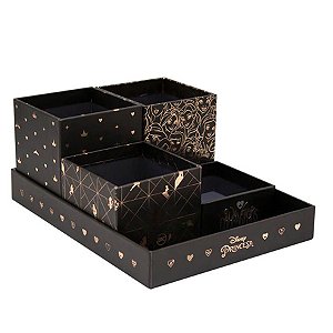 Organizador de Mesa Princesas com 5 peças