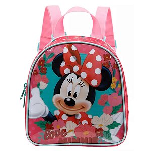 Lancheira Infantil Escolar Love Minnie Disney