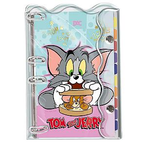 Caderno Argolado Colegial Tom e Jerry