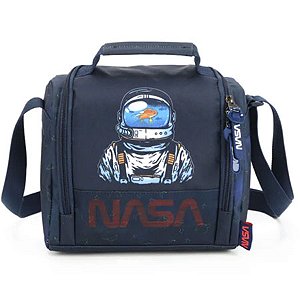 Lancheira Nasa Astronauta Azul - Luxcel