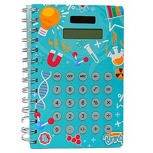 Caderno Escolar Com Calculadora