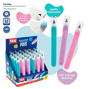 Lapiseira Infinita Com Borracha Plus - 2.0mm Tris