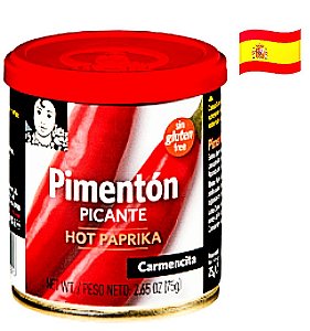 Páprica Picante Espanhol importado 75G Carmencita