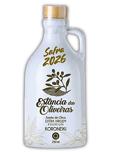 Azeite de Oliva Estância das Oliveiras Monovarietal KORONEIKI Extravirgem (250ml Garrafa de CERÂMICA)