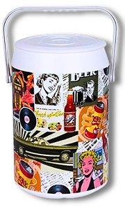 Cooler Veleiro Anabell Empório Retrô 42 Latas