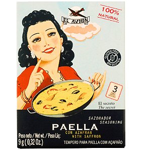 Tempero para Paella 9g El Avión