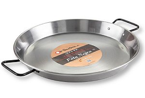 PAELLERA PATA NEGRA POLIDA INDUCÃO / VITRO 38 cm