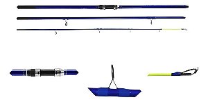 Vara De Pesca De Praia Marine Sports Verano Surf 3.90m - 3 P