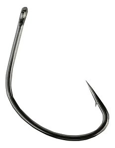 Anzol Kenzaki Snook Hook Pro No2 Black Carbon Japonês 7 Pçs