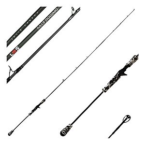 Vara Lumis Salt Jigging 6'0-30lb Carretilha - Carbono Sólido Preto