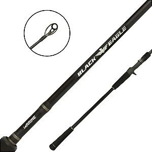 Vara Carretilha Marine Sports Black Eagle 2.44m-50lbs - 2pts Único