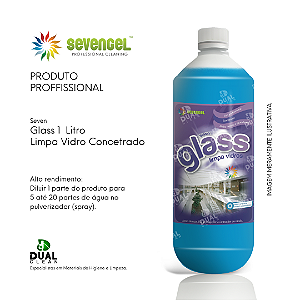 Limpa Vidro Concentrado Seven Glass 1 Litro - Sevengel