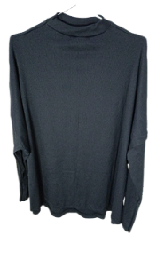 Poncho Canelado Preto