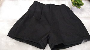 Short Zara em Alfaiataria - Preto