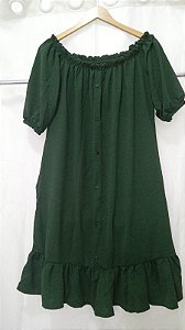 Vestido Princess - Verde Militar