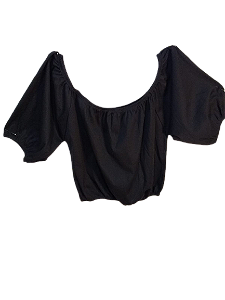 Cropped Lyks - Preto (Plus Size)