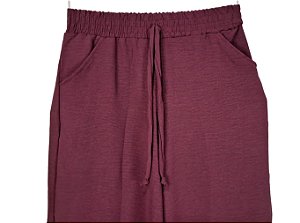 Calça basic Pantalona - Marsala