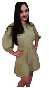 Vestido Curto Francesa - Verde